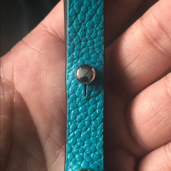 MICHAEL KORS-NWT Turquoise Leather Handbag - Picture 14 of 16